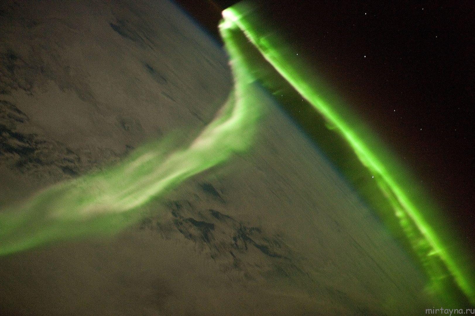 Aurora geomagnetic storm ISS