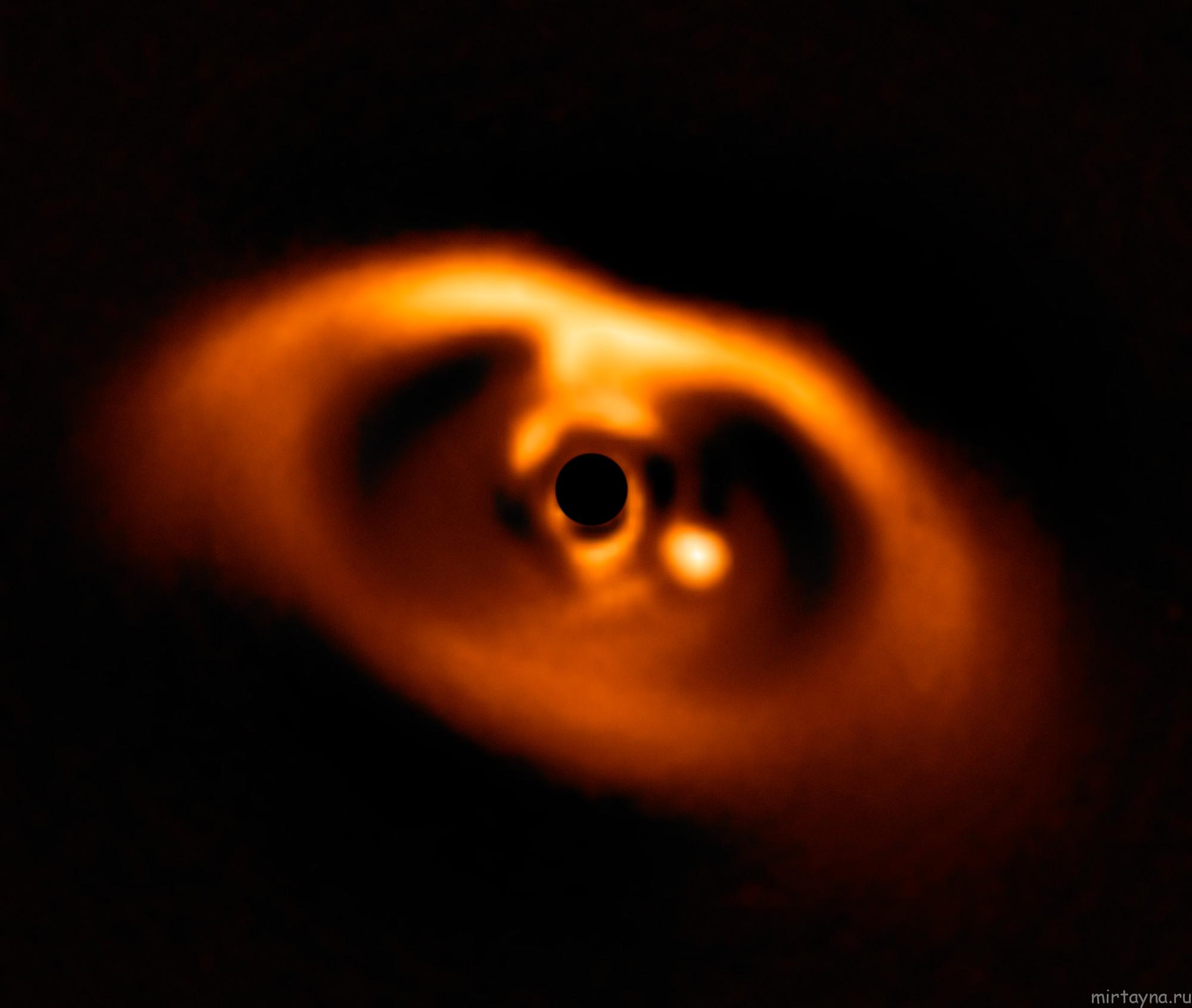 PDS-70b direct image VLT SPHARE