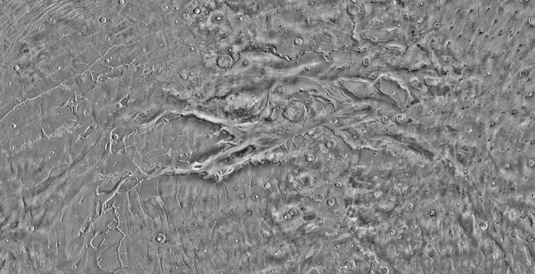 Kasei Valles outflow channels
