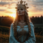 Денница — Славянская богиня утренней зари и света Денница (1)