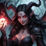 Демонесса Аграт — тёмная царица мифов и человеческих страхов аграт (1)